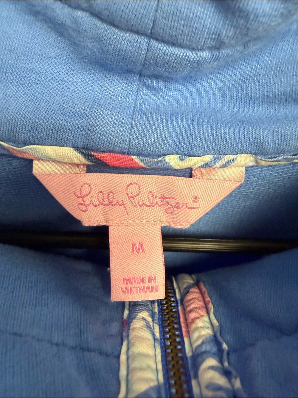 Lilly Pulitzer blue skipper half zip - Picture 3 of 6
